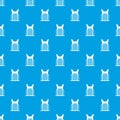 Paintball vest pattern seamless blue