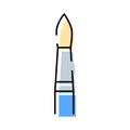 Paintbrush drawing creative art tool flat icon illustration Royalty Free Stock Photo