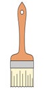 Paintbrush icon. Cector illustration isolated on white