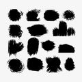 paintbrush for illustration design template, paintbrush tool, ink brush, freehand brush, black art brush