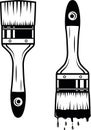 Paintbrush Vector Illustration Royalty Free Stock Photo