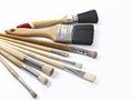 Paintbrushes isolaed on white background