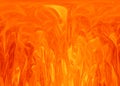 Painted abstract art wild flame