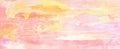 Painted background with old grunge cracked and grainy wood texture in pink yellow purple and orange Royalty Free Stock Photo