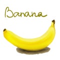 Painted banana