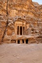 The painted biclinium also colled the painted house in little Petra