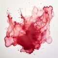 Painted blot of color with grunge background Royalty Free Stock Photo