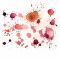 Painted blot with watercolor stains Royalty Free Stock Photo