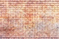 Painted brick wall texture. Colorful brickwork background Royalty Free Stock Photo