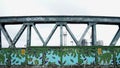 painted bridge in Camden London Royalty Free Stock Photo