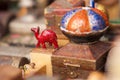 Painted Camel Figurine for Sale as a Souvenir in India