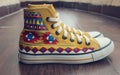 Painted Canvas Shoes