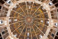 Painted ceiling of The Baptistery of Parma Royalty Free Stock Photo