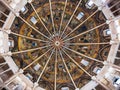 Painted ceiling of baptistery in Parma city Royalty Free Stock Photo