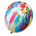 Painted colorful balloon