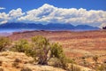 Painted Desert Boulders Arches National Park Moab Utah Royalty Free Stock Photo