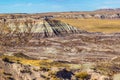 Painted Desert Hills Showing Layers Of Erosion Over Time Royalty Free Stock Photo