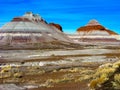 Painted desert mountains Royalty Free Stock Photo