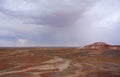 Painted Desert during a Rain Storm Royalty Free Stock Photo