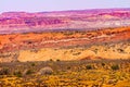 Painted Desert Red Moab Fault Arches National Park Utah Royalty Free Stock Photo