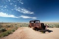 Painted Desert Rusy Model T relic on Route 66 in Arizona USA Royalty Free Stock Photo