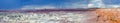 Painted Desert Storm panorama Royalty Free Stock Photo