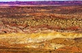 Painted Desert Yellow Grass Lands Orange Sandstone Red Fiery Fur Royalty Free Stock Photo