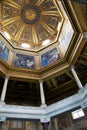 Painted dome with biblical story