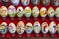 Painted eggs in china market