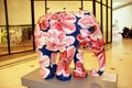 Painted Elephant statue