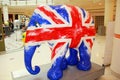 Painted Elephant statue