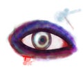 painted eye