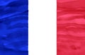 Painted flag of France Royalty Free Stock Photo