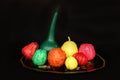 Painted gourds Royalty Free Stock Photo