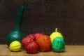 Painted gourds Royalty Free Stock Photo