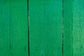 Painted green old wooden planking background with flawes Royalty Free Stock Photo