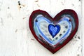 Painted Heart on Wall