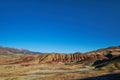 Painted Hills Blue Sky Royalty Free Stock Photo