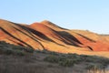 Painted Hills in the John Day Fossil Beds National Monument at Mitchell City, Wheeler County, Northeastern Oregon, USA Royalty Free Stock Photo