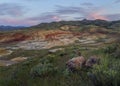 Painted Hills,John Day Fossil Beds National Monument Royalty Free Stock Photo