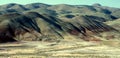 Painted Hills Shadow Landscape Scenery Royalty Free Stock Photo