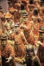 Painted Honor Guard from Shaanxi History Museum, Xian, China Royalty Free Stock Photo