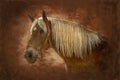 Painted horse Royalty Free Stock Photo