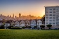 The Painted Ladies of Alamo Square Royalty Free Stock Photo