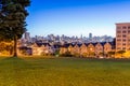 The Painted Ladies of Alamo Square Royalty Free Stock Photo