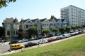 Painted Ladies Alamo Square Royalty Free Stock Photo