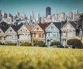 Painted Ladies at Alamo Square, San Francisco, California, USA Royalty Free Stock Photo