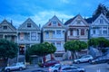 Painted Ladies at Dusk