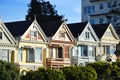 Painted Ladies famous landmark in San-Francisco