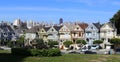 The Painted Ladies of San Francisco Alamo Square Victorian house